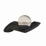 SKULPTUR - Schwarz, Basics, Glas/Kunststoff (22,9/10,2/10cm) - Ambia Home