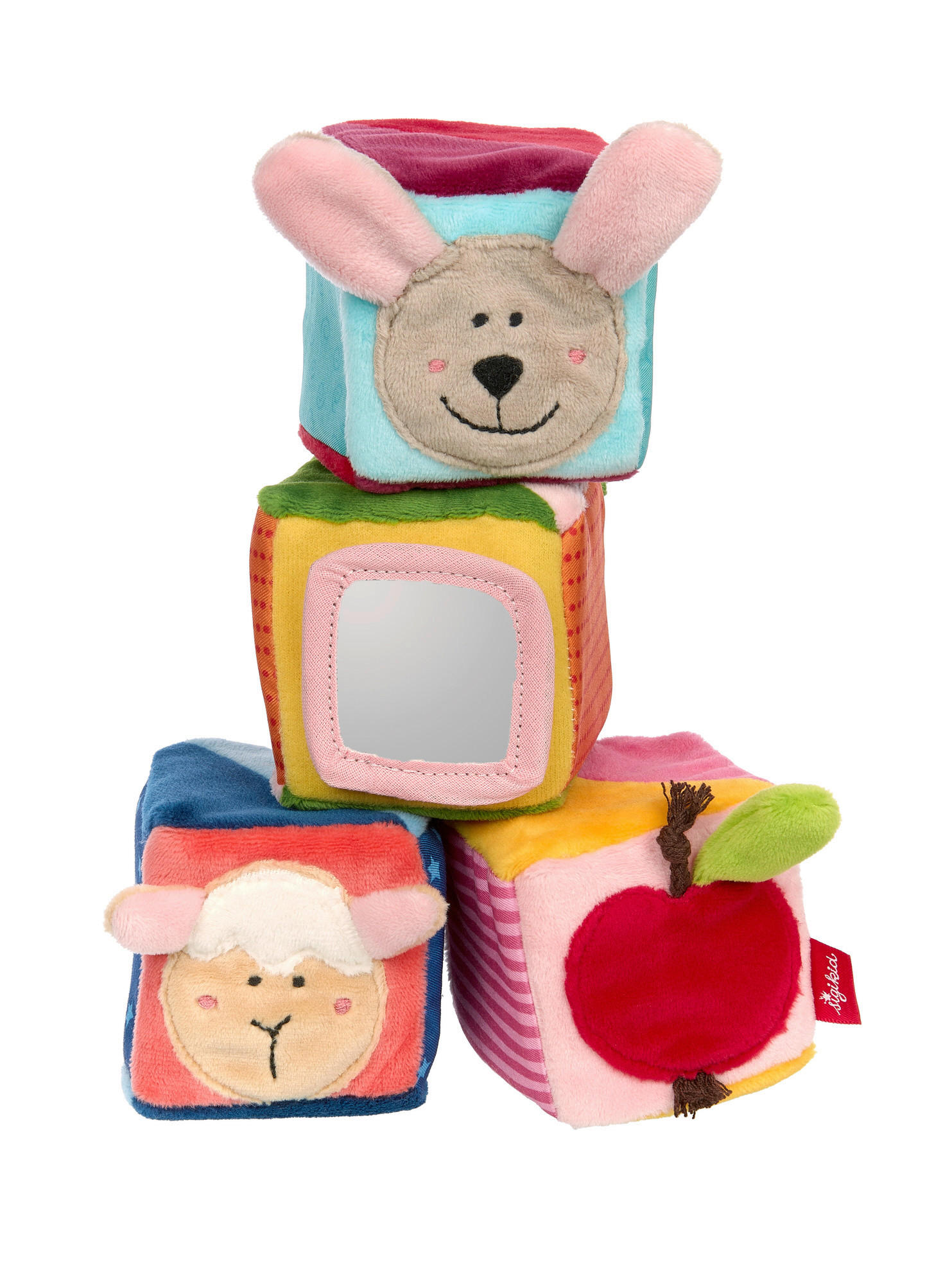 SPIELWÜRFEL - Blau/Gelb, Basics, Textil (6/6/6cm) - Sigikid