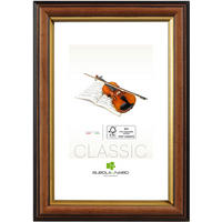 RAHMEN  - Dunkelbraun, Basics, Glas/Holz (26,4cm)