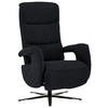 RELAXSESSEL in Textil Schwarz  - Schwarz, Design, Textil/Metall (71/112/83cm) - Beldomo Style