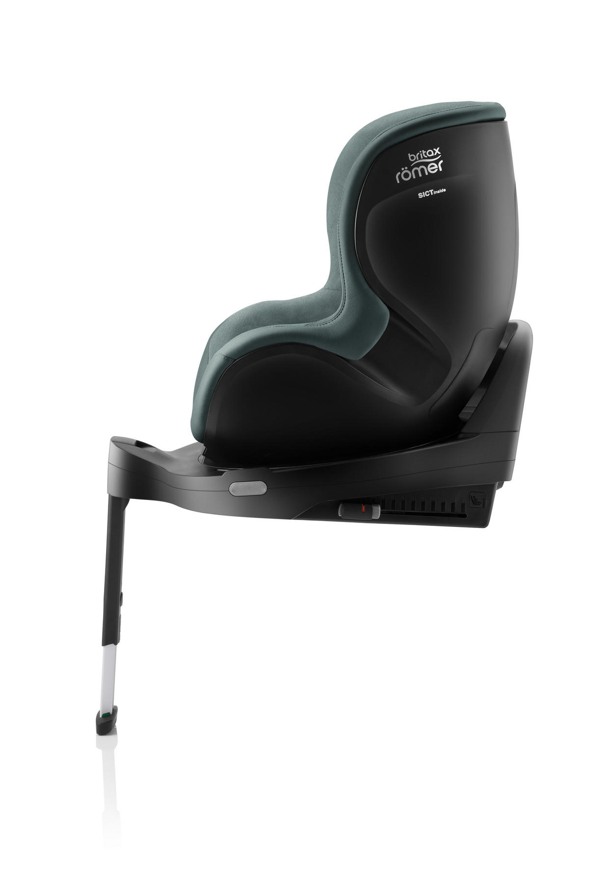 REBOARDER-KINDERSITZ Dualfix Pro M Balsam  - Graugrün, Basics, Kunststoff/Textil (44/48/74cm) - Britax Römer