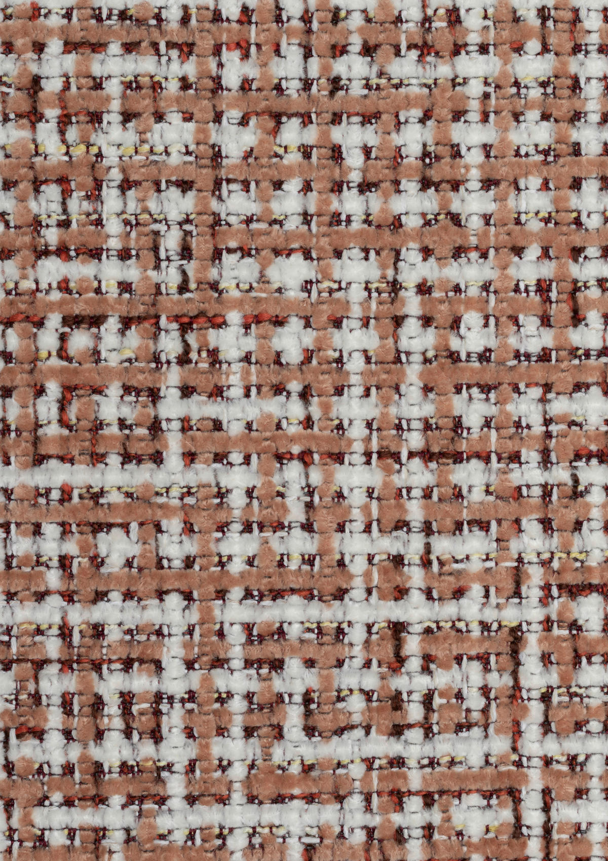 ARMLEHNSTUHL  in Eisen Chenille  - Hellbraun/Schwarz, Design, Textil/Metall (59,5/87,5/62,5cm) - Novel