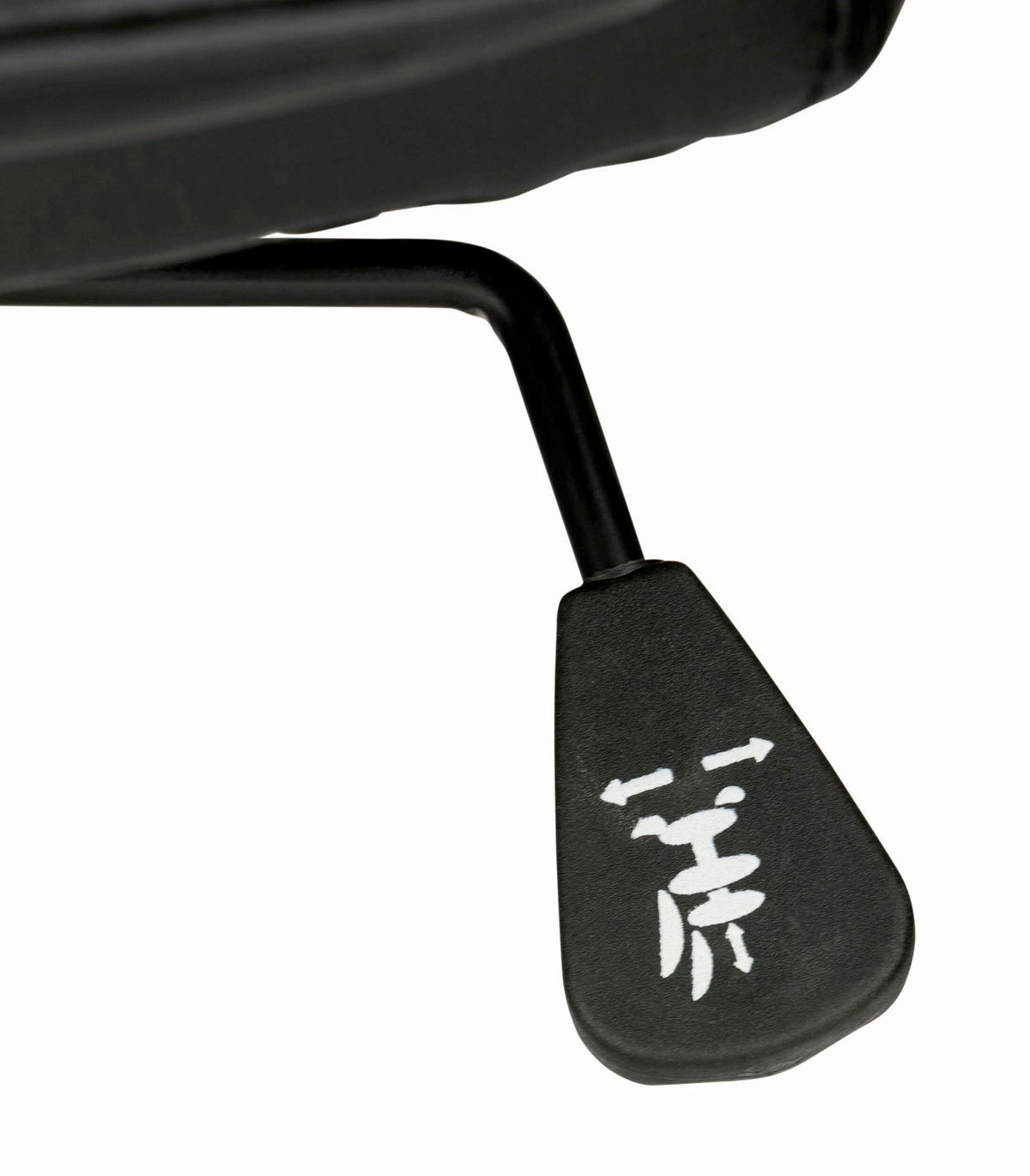 DREHSTUHL Lederlook Schwarz  - Silberfarben/Schwarz, Design, Textil/Metall (65/118/64cm) - MID.YOU