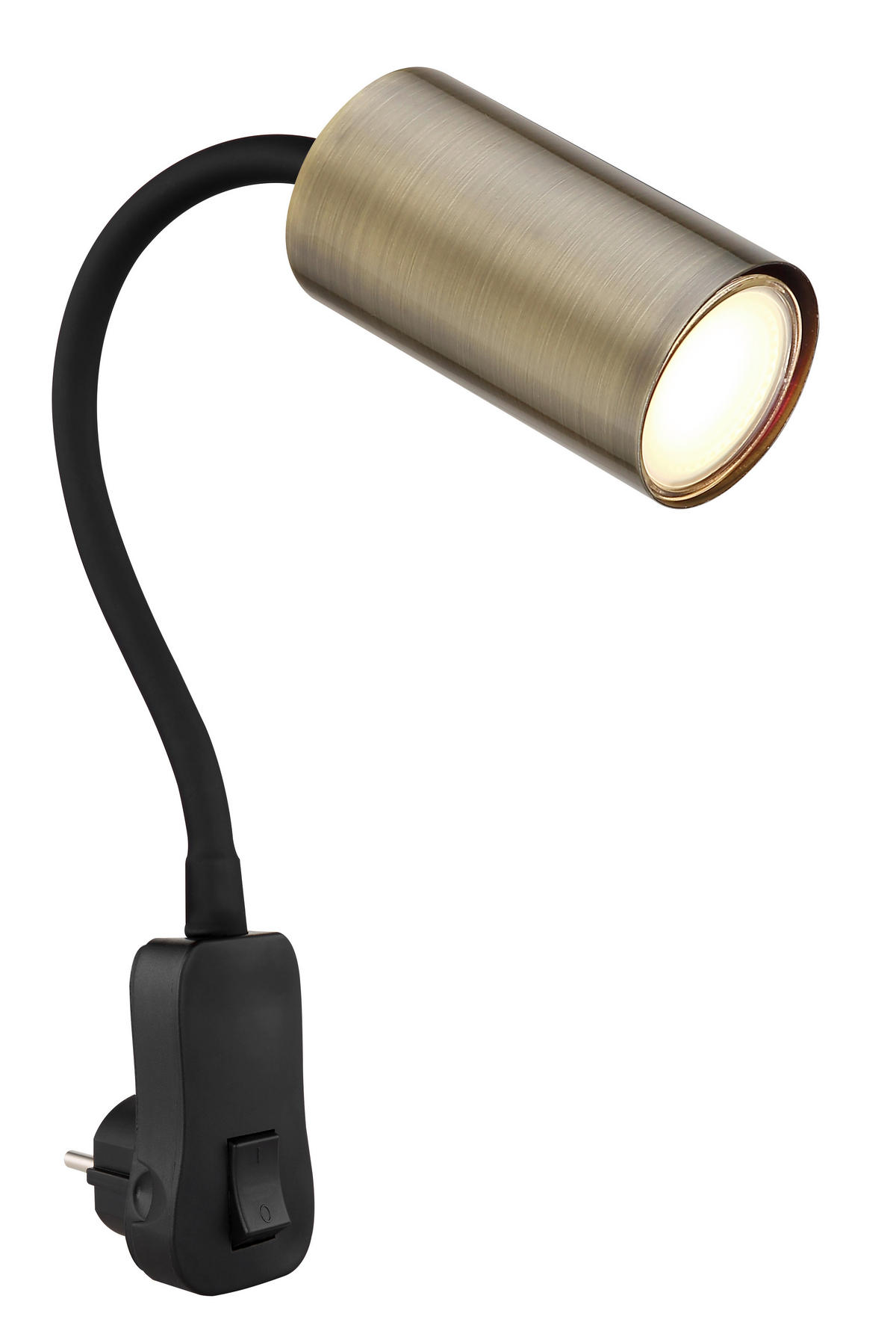 VÄGGLAMPA 5,5/32/43 cm   - svart, Basics, metall/plast (5,5/32/43cm) - Globo