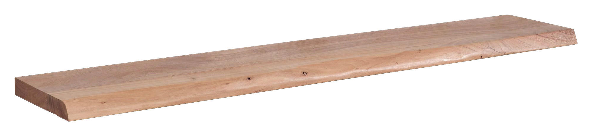 MID.YOU NÁSTĚNNÝ REGÁL, akácie, barvy akácie, 140/4/26 cm