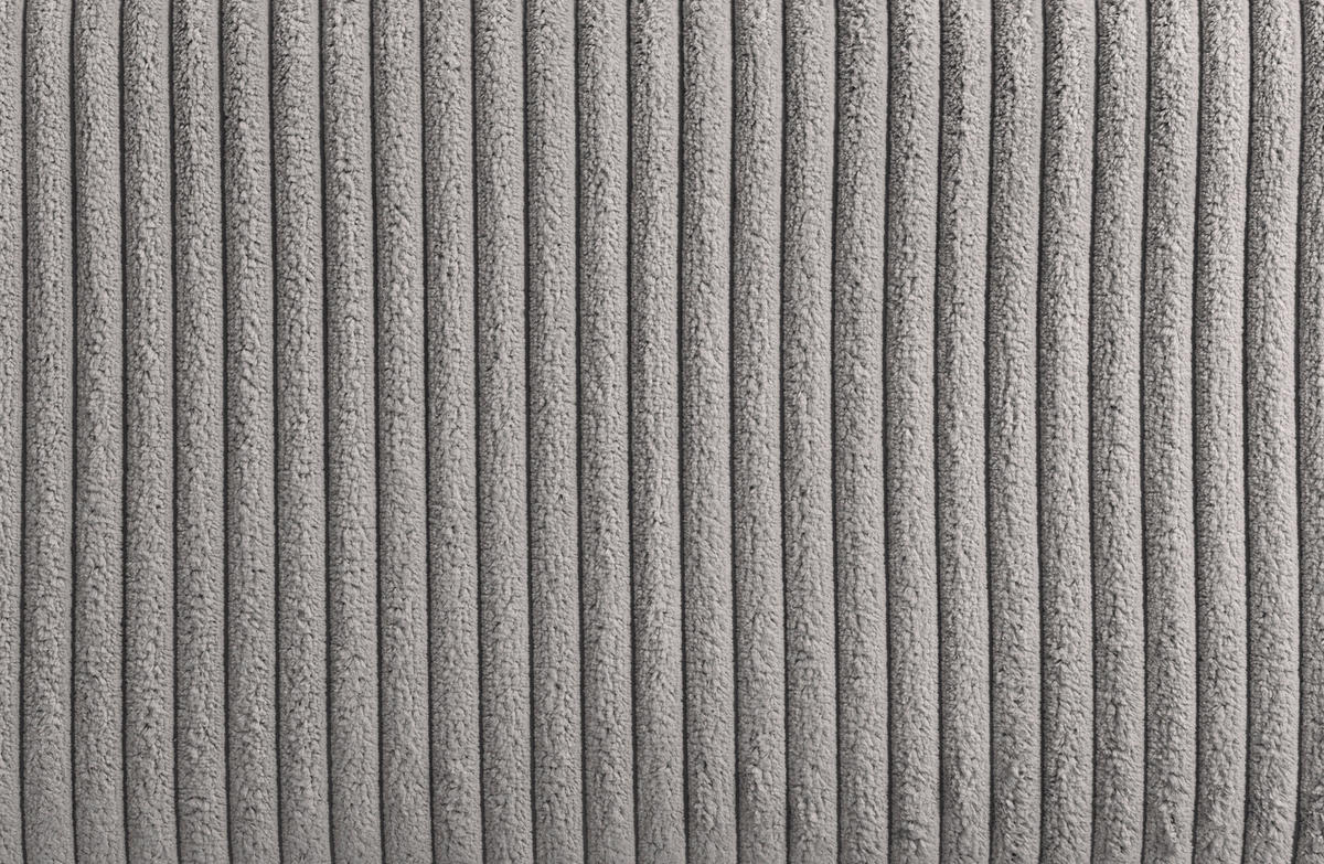 ROHOVÁ SEDAČKA, textil, kompozitní dřevo, šedá - šedá/černá, Konvenční, kov/kompozitní dřevo (284/253cm) - Livetastic