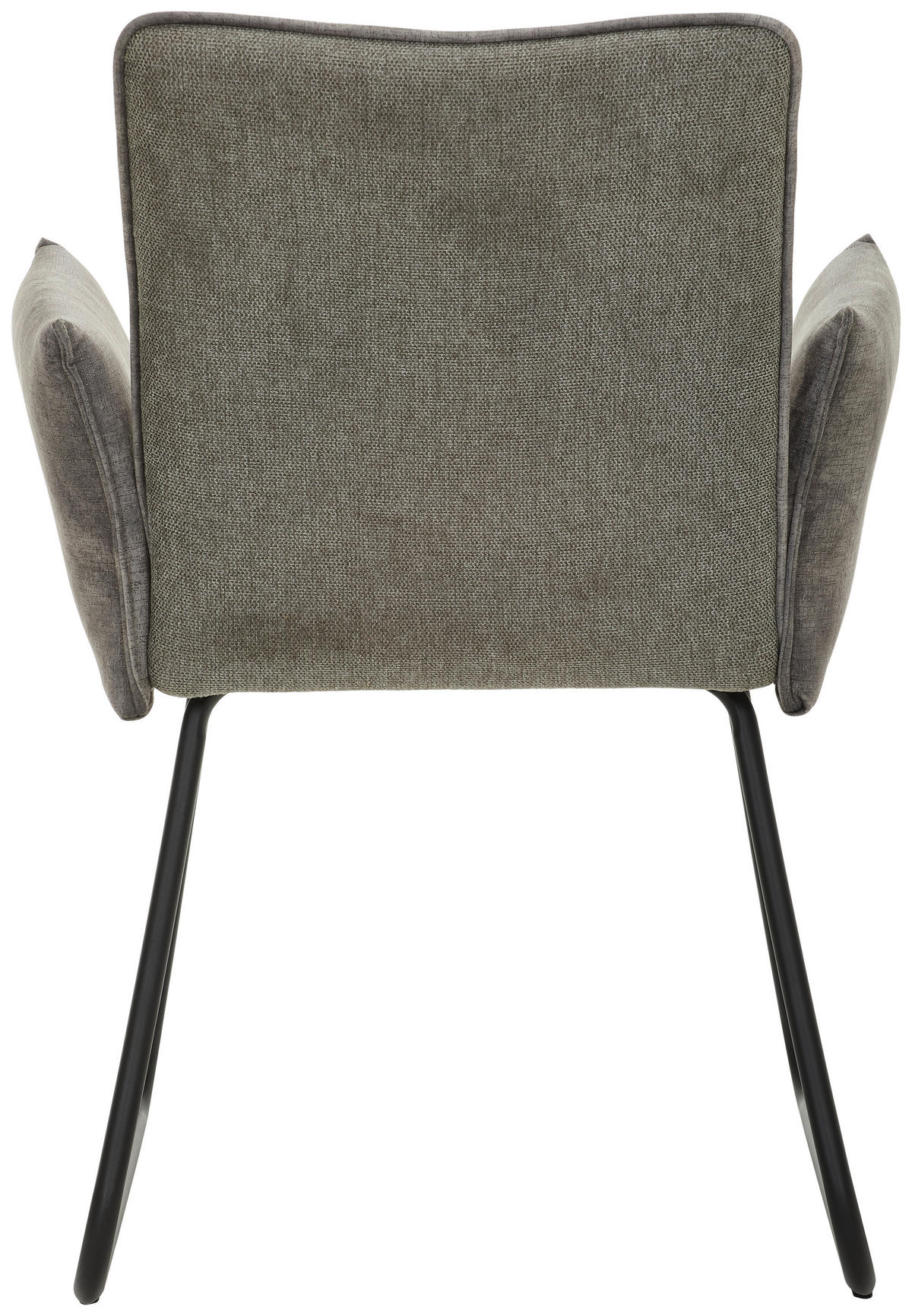 ARMLEHNSTUHL  in Eisen Struktur  - Schwarz/Grau, MODERN, Holz/Textil (64/87,5/63cm) - Livetastic