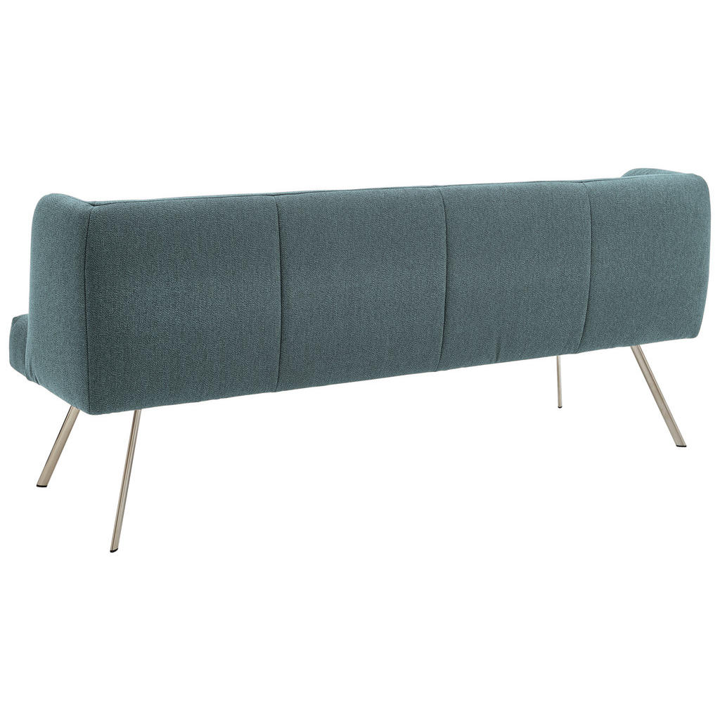 Thumbnail - Venjakob Sitzbank, Türkis, Edelstahl, Metall, Textil, 3-Sitzer, 200x87x64 cm, Goldenes M, Made in Germany, Dgm, DGM-Emis...