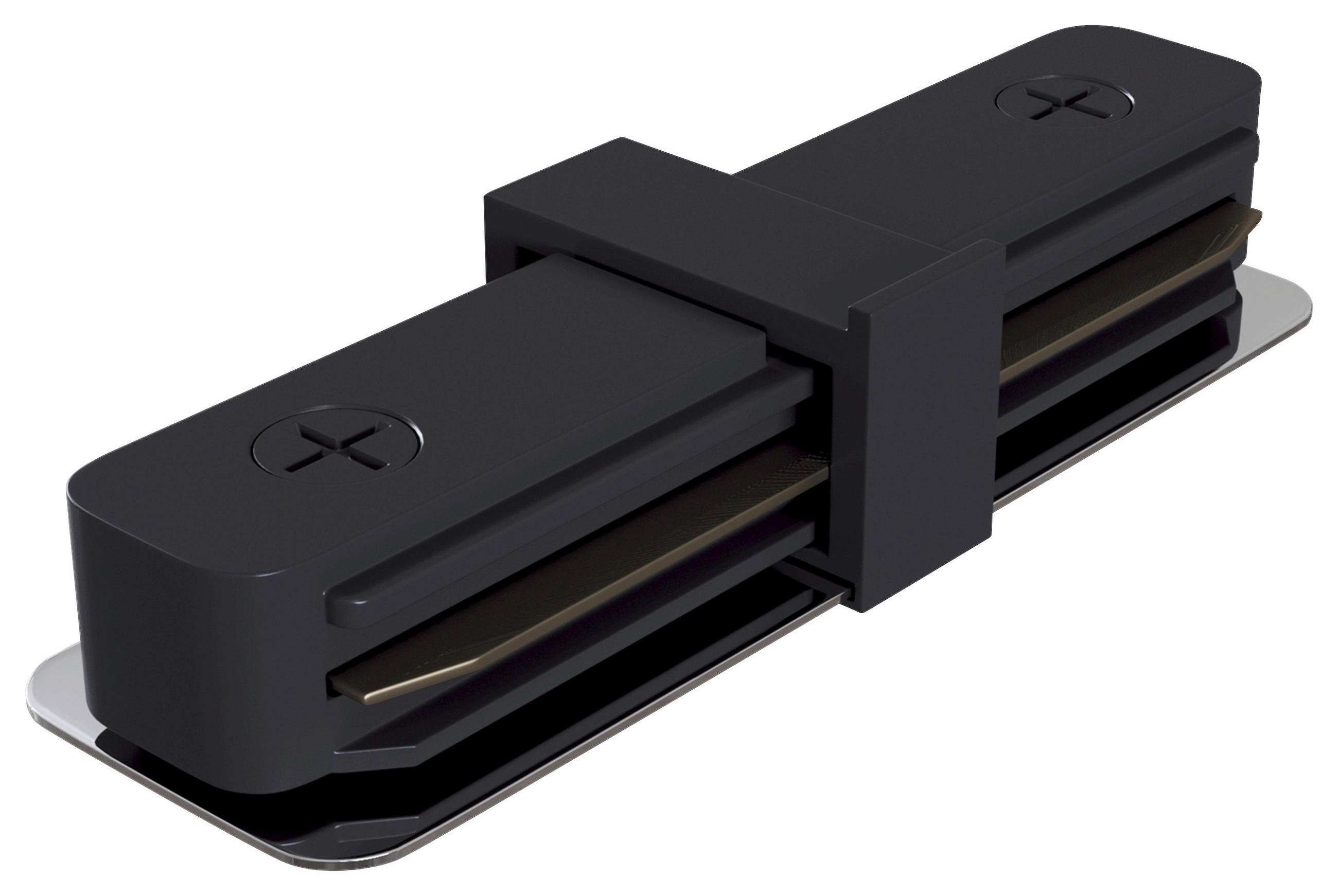 SCHIENENSYSTEM - Schwarz, Basics, Kunststoff/Metall (3,3/2/7,1cm) - MAYTONI