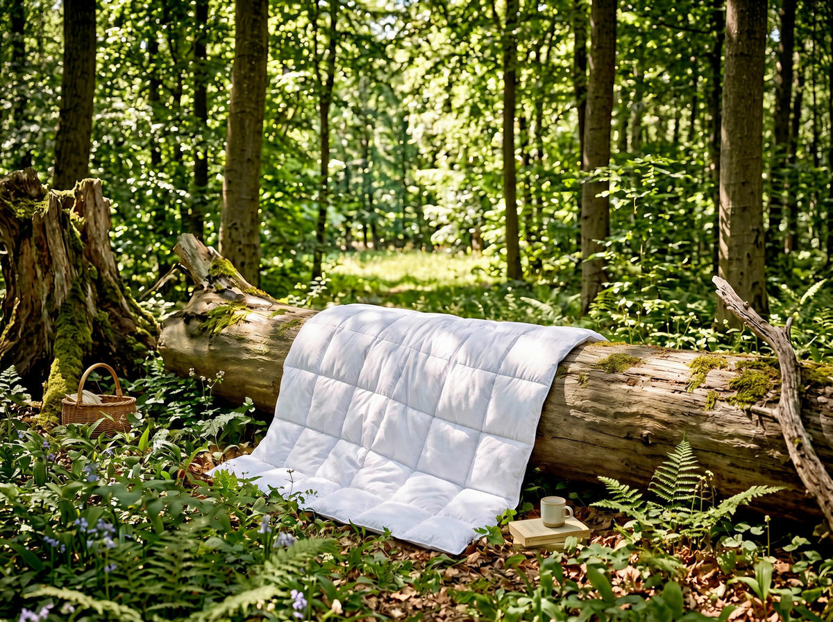 GANZJAHRESDECKE  140/200 cm 80.00 % Lyocell, 20.00 % Polyester  - Weiß, Basics, Textil (140/200cm) - Billerbeck