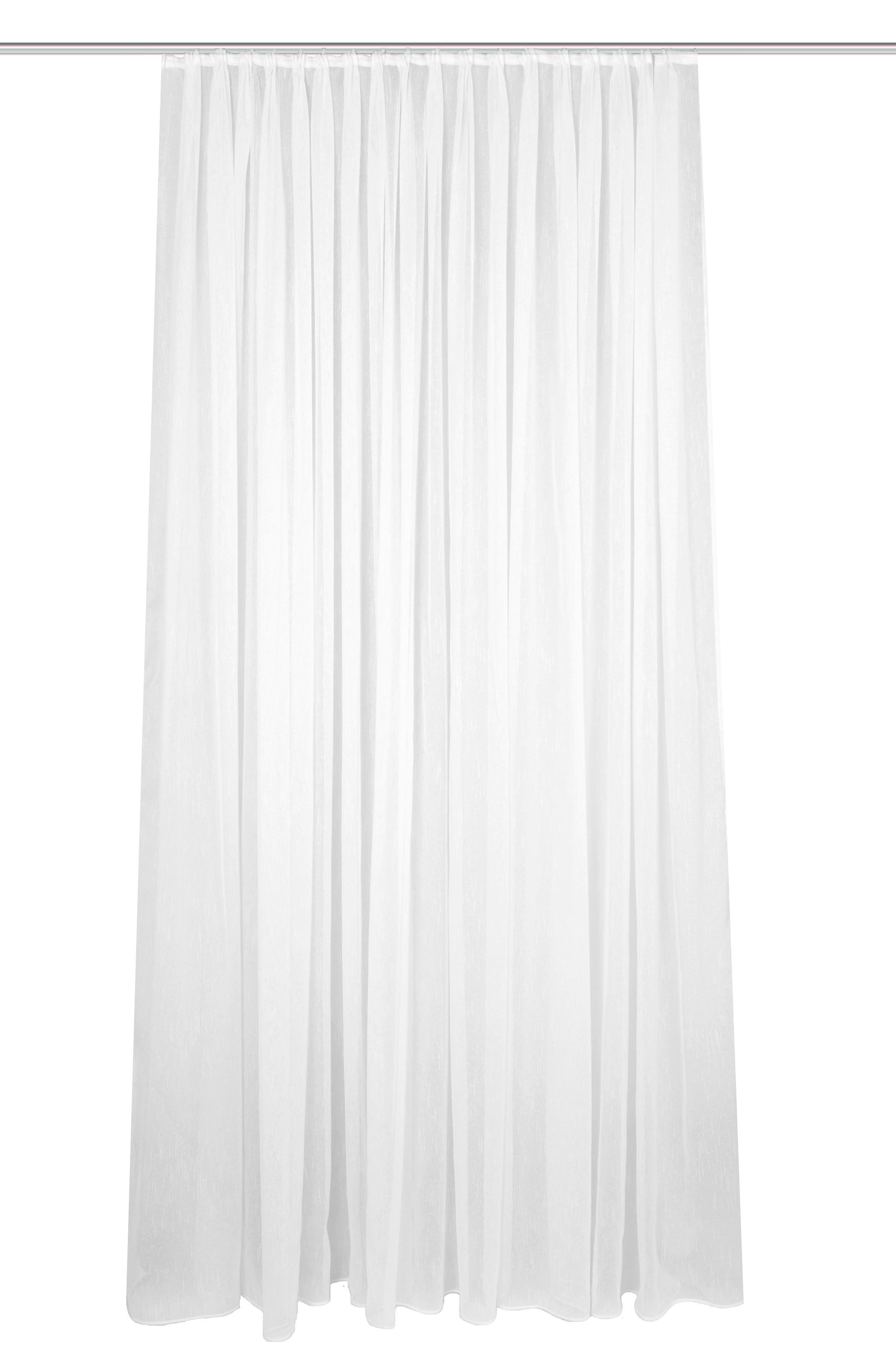 FERTIGSTORE  transparent  600/160 cm   - Weiß, Basics, Textil (600/160cm) - Schmidt W. Gmbh