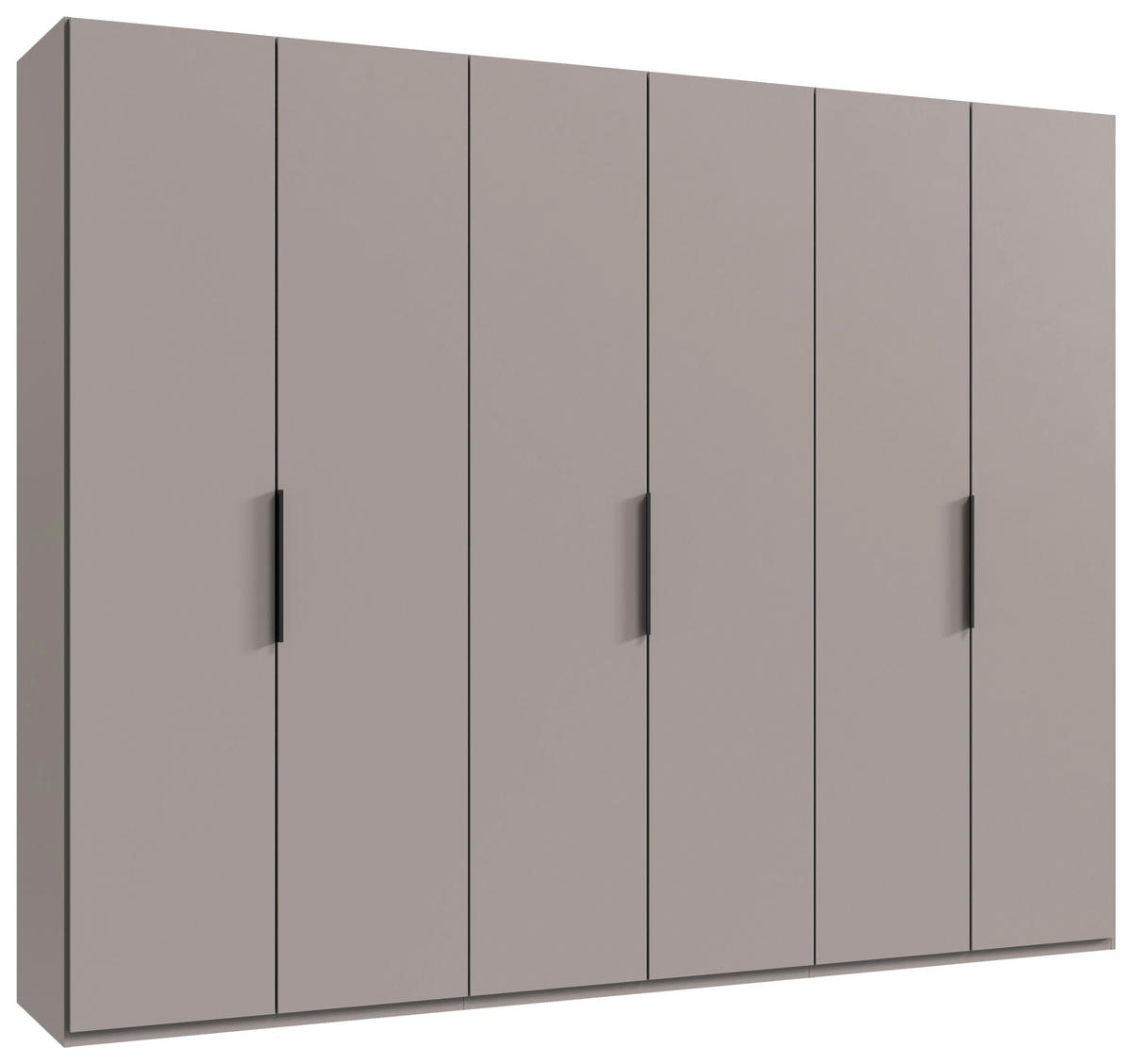 DREHTÜRENSCHRANK in Sahara  - Schwarz/Sahara, Konventionell, Holzwerkstoff/Metall (300/236/58cm) - Hom`in