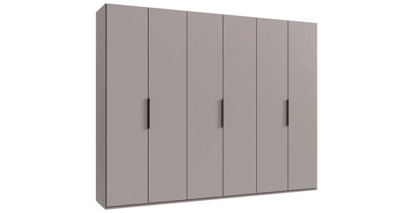DREHTÜRENSCHRANK in Sahara - Schwarz/Sahara, KONVENTIONELL, Holzwerkstoff/Metall (300/236/58cm) - Hom`in