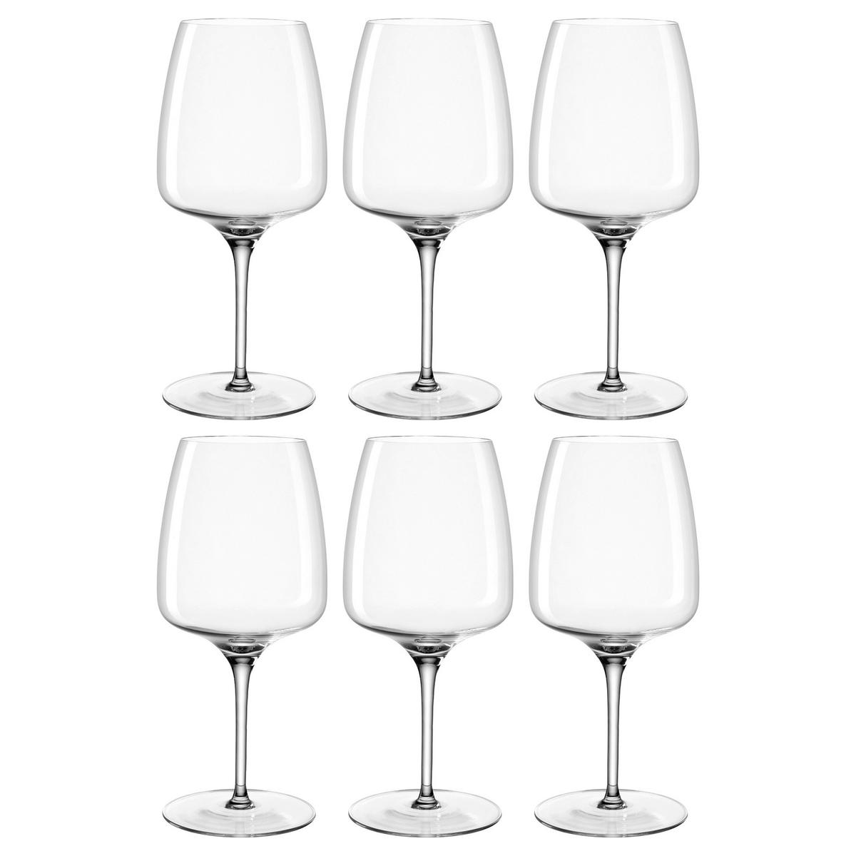 GLÄSERSET Cesti 6-teilig  - Transparent, Basics, Glas (9/20/9cm) - Leonardo