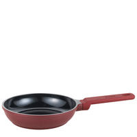 BRATPFANNE PURE Keramikbeschichtung  - Bordeaux, Basics, Kunststoff/Metall (16/3,1cm) - Spring