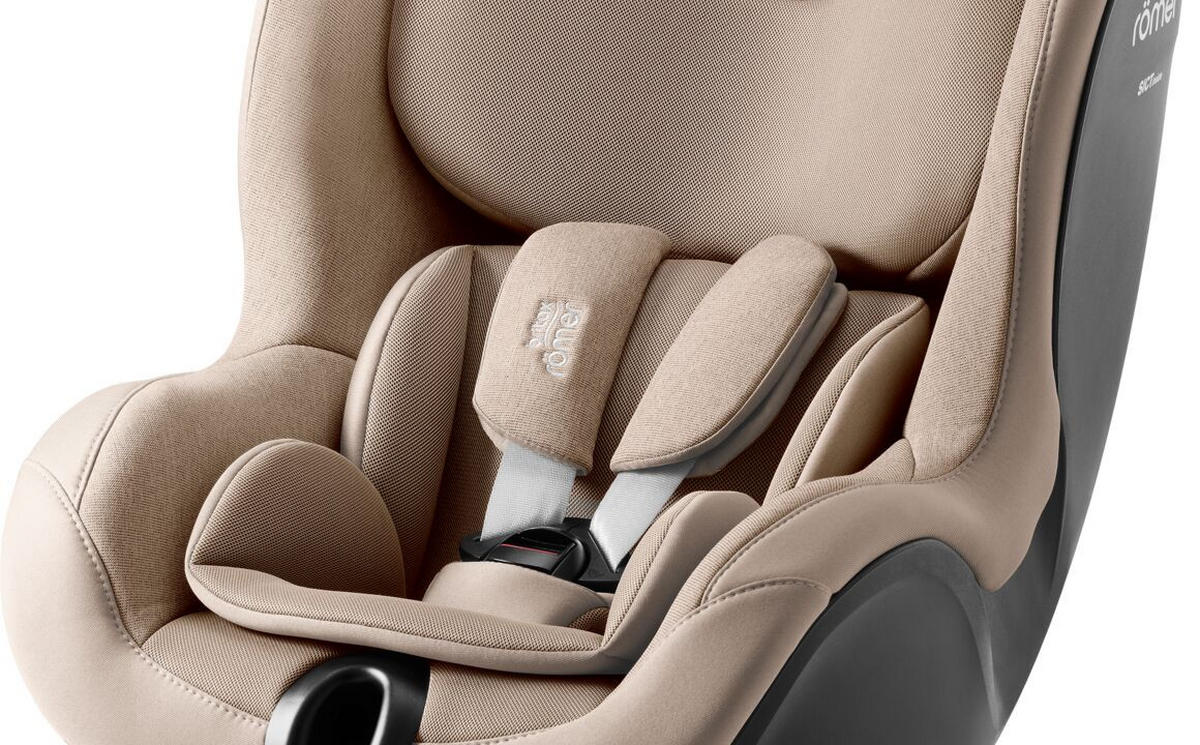 REBOARDER-KINDERSITZ DUALFIX 5Z  - Hellbraun/Cappuccino, Basics, Kunststoff/Textil (44/48/74cm) - Britax Römer
