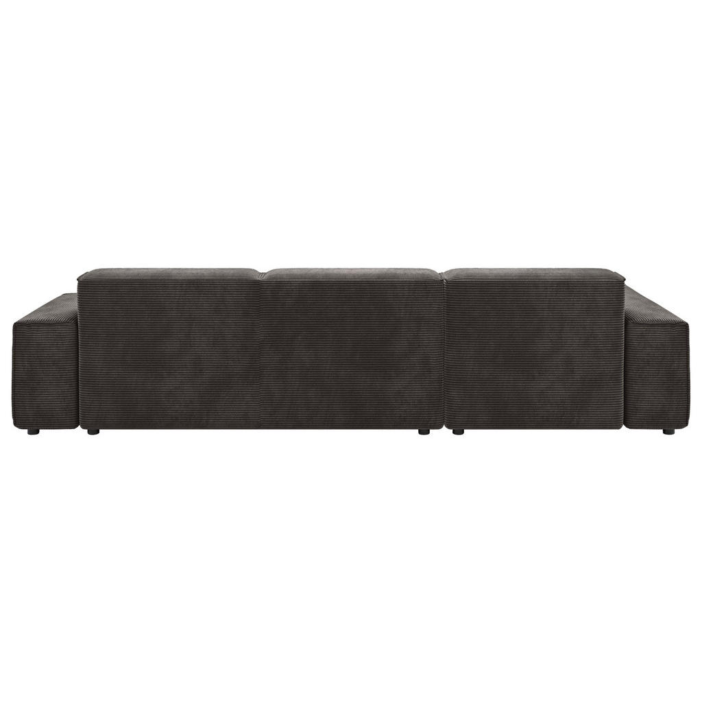 Thumbnail - Pure Home Lifestyle Ecksofa 9125, Dunkelbraun, Mokka, Textil, 4-Sitzer, Ottomane links, L-Form, 300x189 cm, Goldenes M, ...