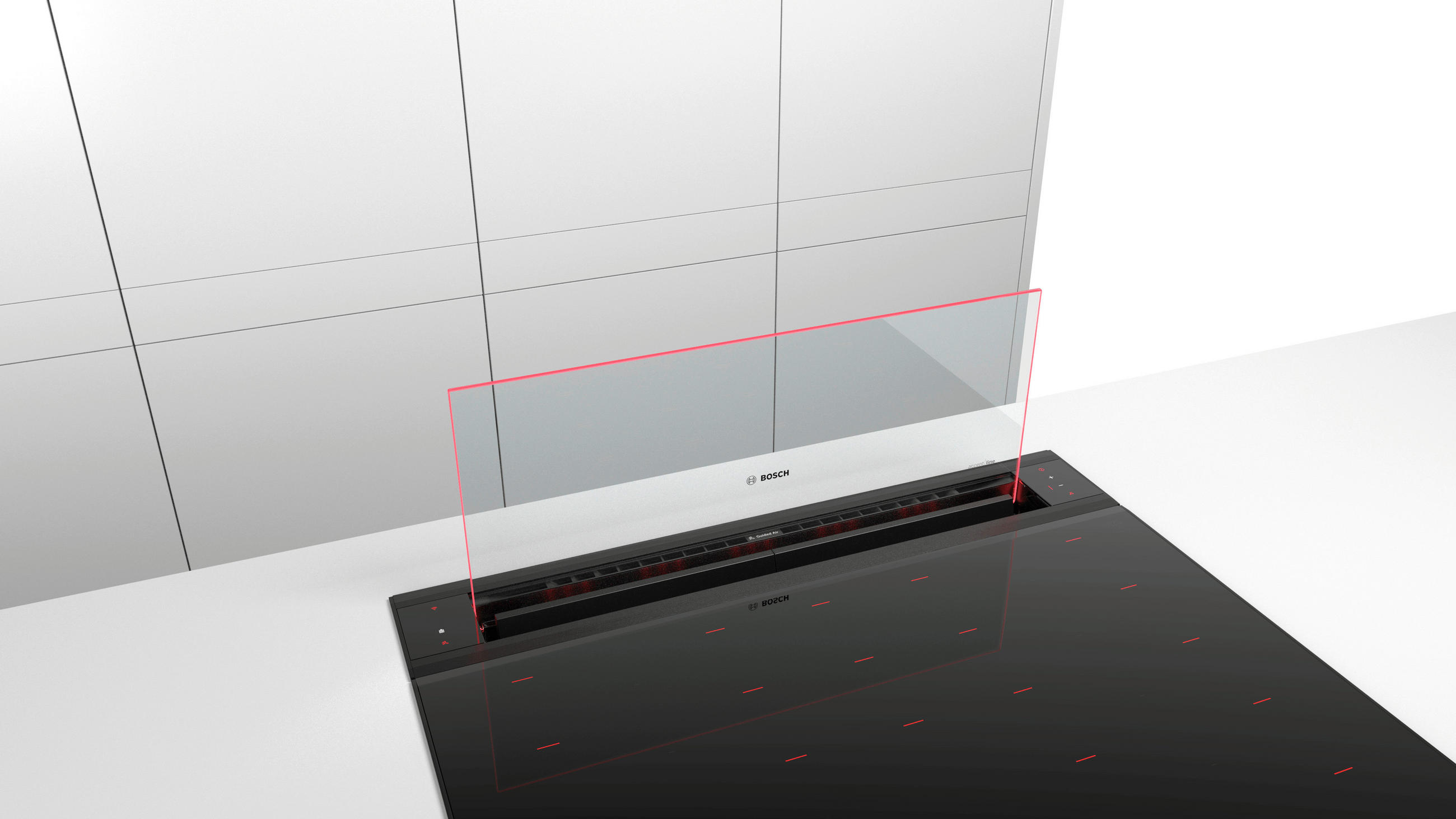 DUNSTABZUGSHAUBE DDW88MM66  - Basics, Glas/Metall (81,6/0,6/14cm) - Bosch
