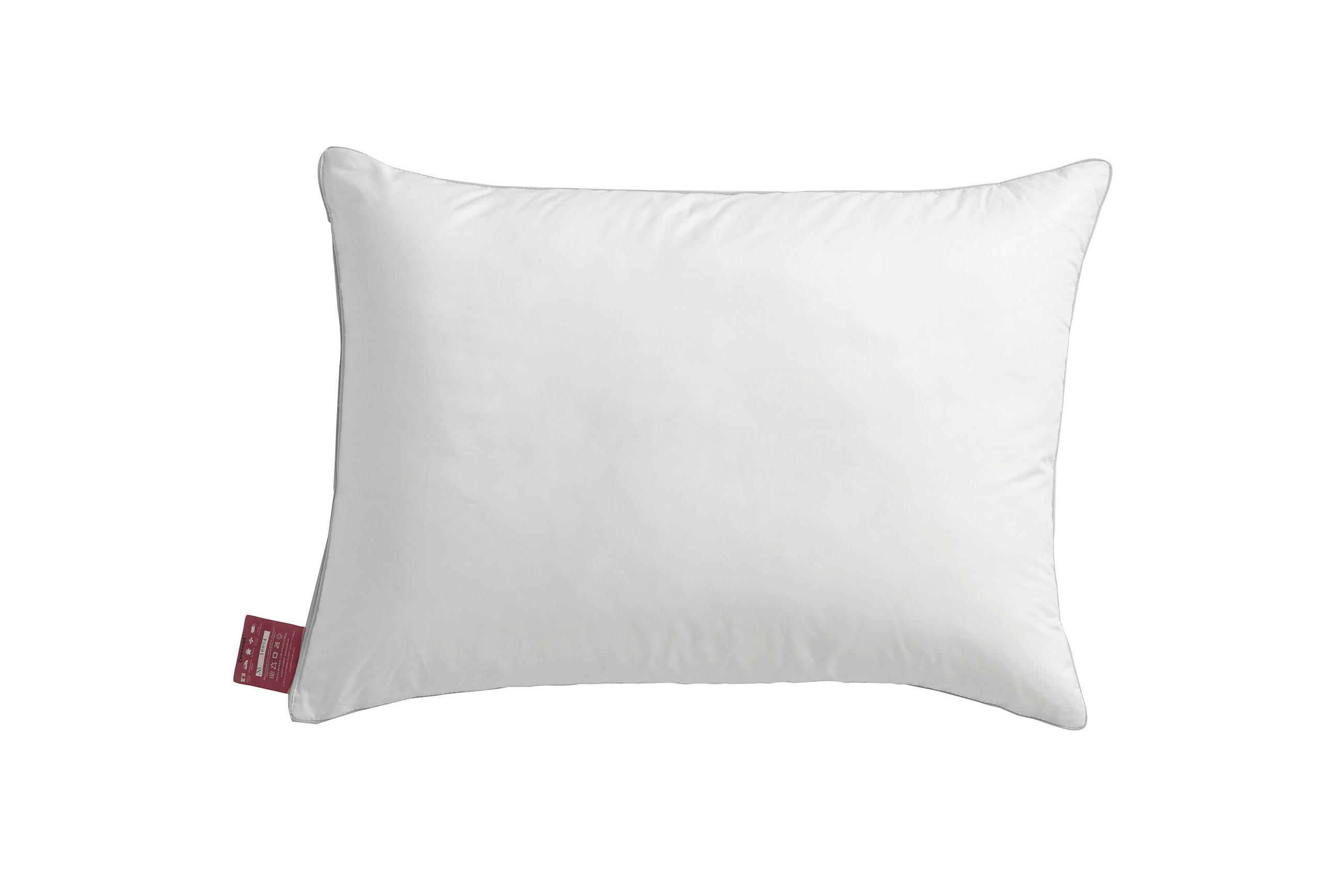 KOPFPOLSTER Heimtextilien Baumwollfüllung, Polyester  - Weiß, Basics, Textil (40/80/2cm) - Yatas