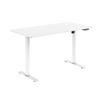 SCHREIBTISCH 160/80/73-123 cm Weiß höhenverstellbar elektrisch höhenverstellbar  - Weiß, MODERN, Holzwerkstoff/Metall (160/80/73-123cm) - Livetastic