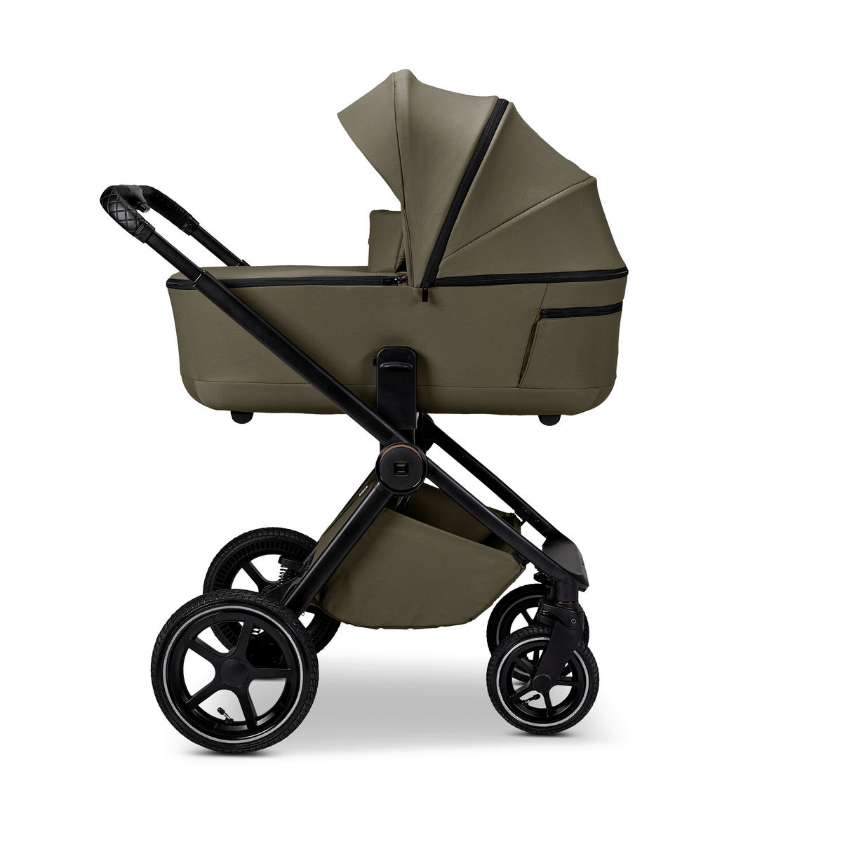 KOMBIKINDERWAGEN  Gio 2.0  Moss  - Olivgrün, Basics (84/61/114cm) - Moon