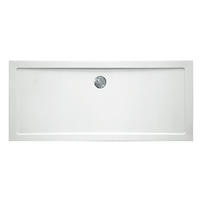 DUSCHTASSE Weiß   - Weiß, KONVENTIONELL, Kunststoff (160/90/3,5cm) - Sanotechnik