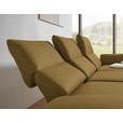 ECKSOFA  in Flachgewebe Schilfgrün  255-365/175-224 cm  - Schilfgrün/Schwarz, Design, Textil/Metall (255-365/175-224cm) - Dieter Knoll