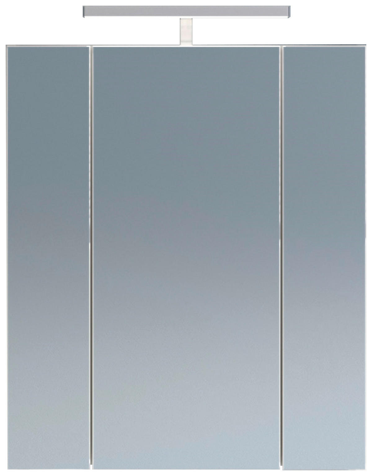 SPIEGELSCHRANK 60/71/19 cm  - Weiß, MODERN, Glas/Holzwerkstoff (60/71/19cm) - MID.YOU