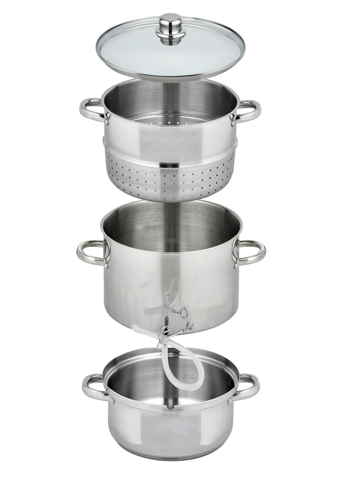 DAMPFENTSAFTER Galactica  - Silberfarben, Basics, Metall (26cm) - ELO