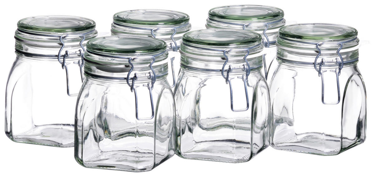 EINMACHGLAS-SET GOTHIKA  - Transparent, Basics, Glas (750ml) - Mäser