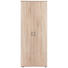 SCHUHSCHRANK Sonoma Eiche - Silberfarben/Sonoma Eiche, Design, Holzwerkstoff/Kunststoff (70/176/35cm) - CARRYHOME
