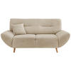 2-SITZER-SOFA in Bouclé Beige  - Wildeiche/Beige, KONVENTIONELL, Holz/Textil (173/81/90cm) - MID.YOU