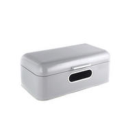 BROTKASTEN  - Grau, Basics, Metall (42/23/16,5cm) - Echtwerk