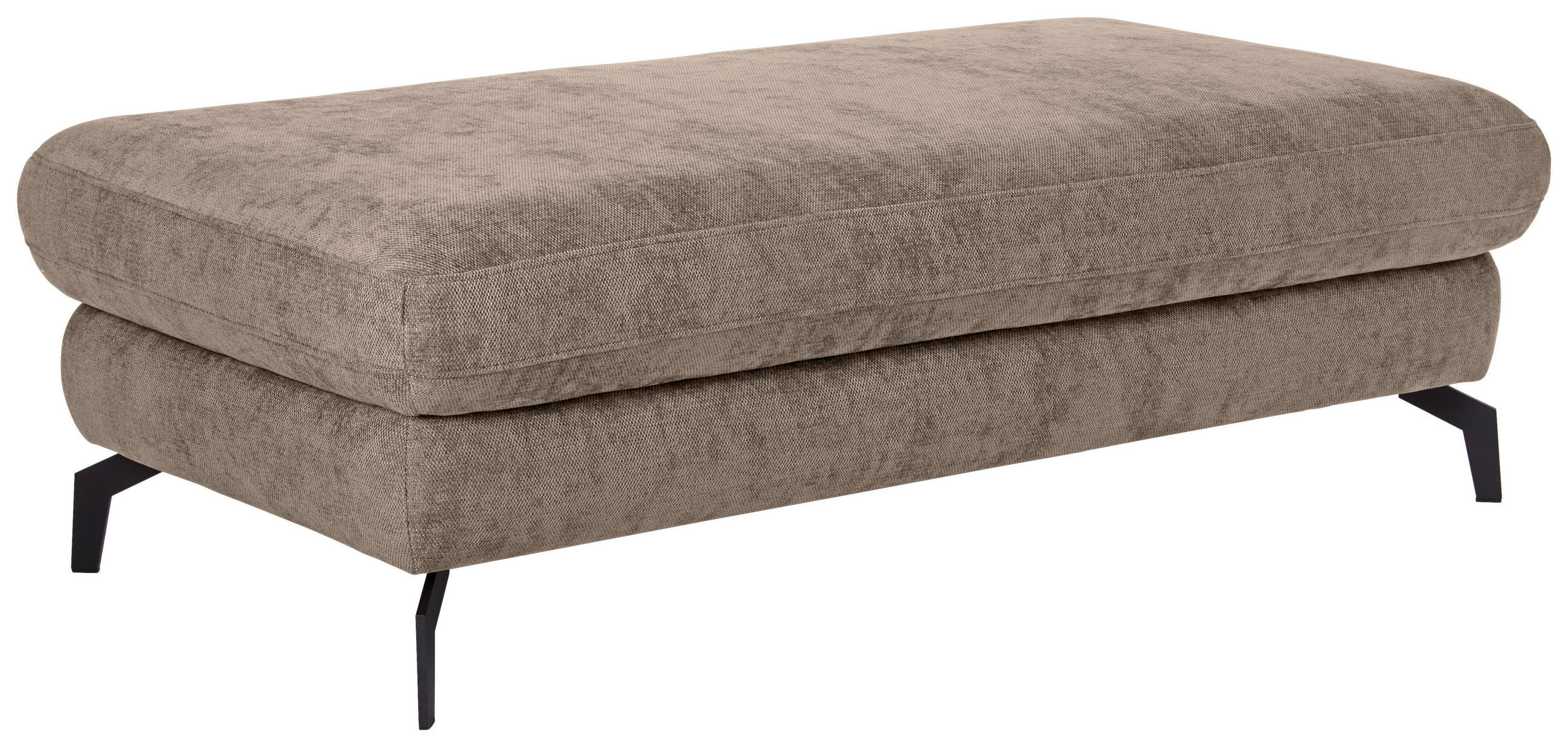 TABURE, tekstil  - črna, Design, kovina/tekstil (136/44/70cm) - Stylife