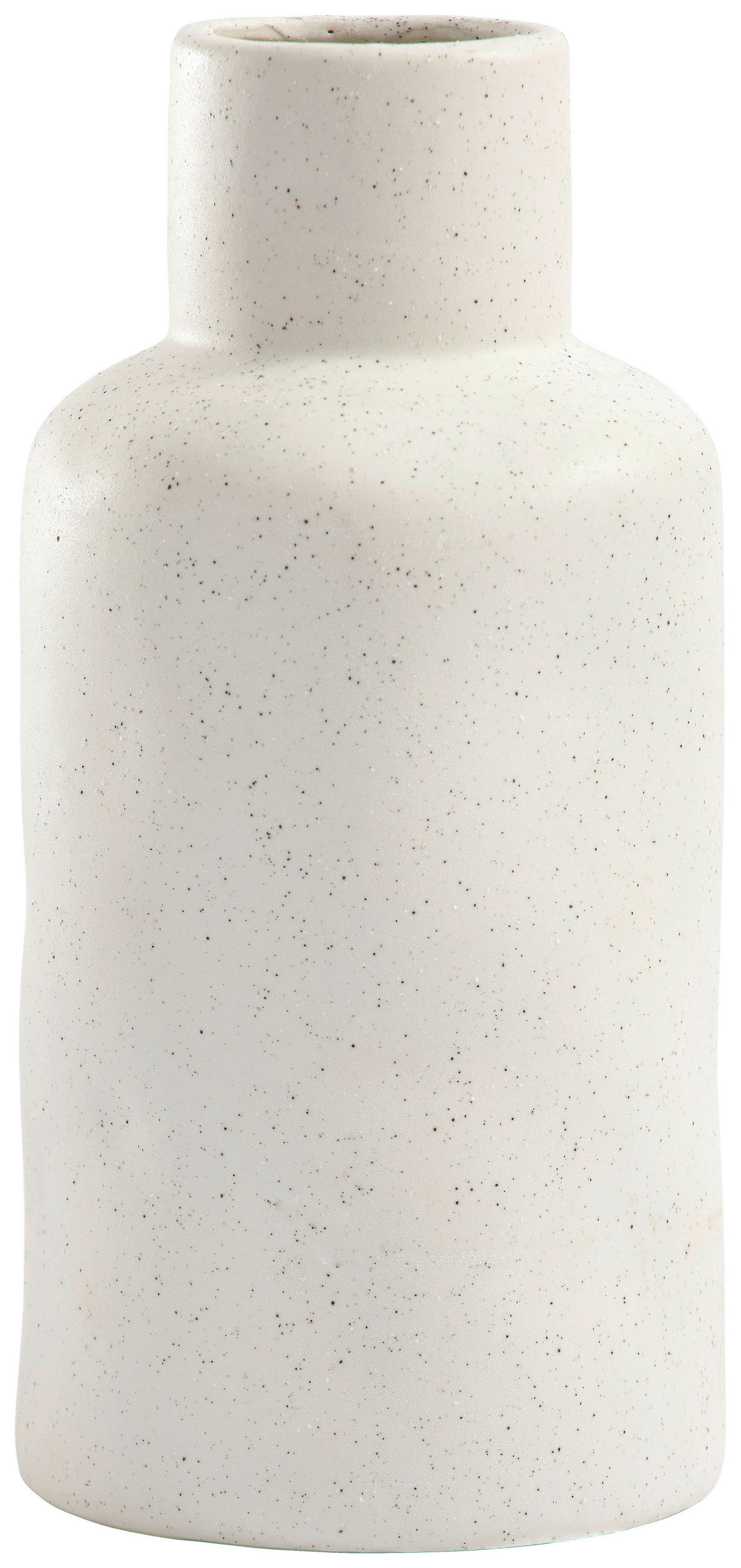 VASE 25 cm  - Weiß, Trend, Keramik (12/25cm)