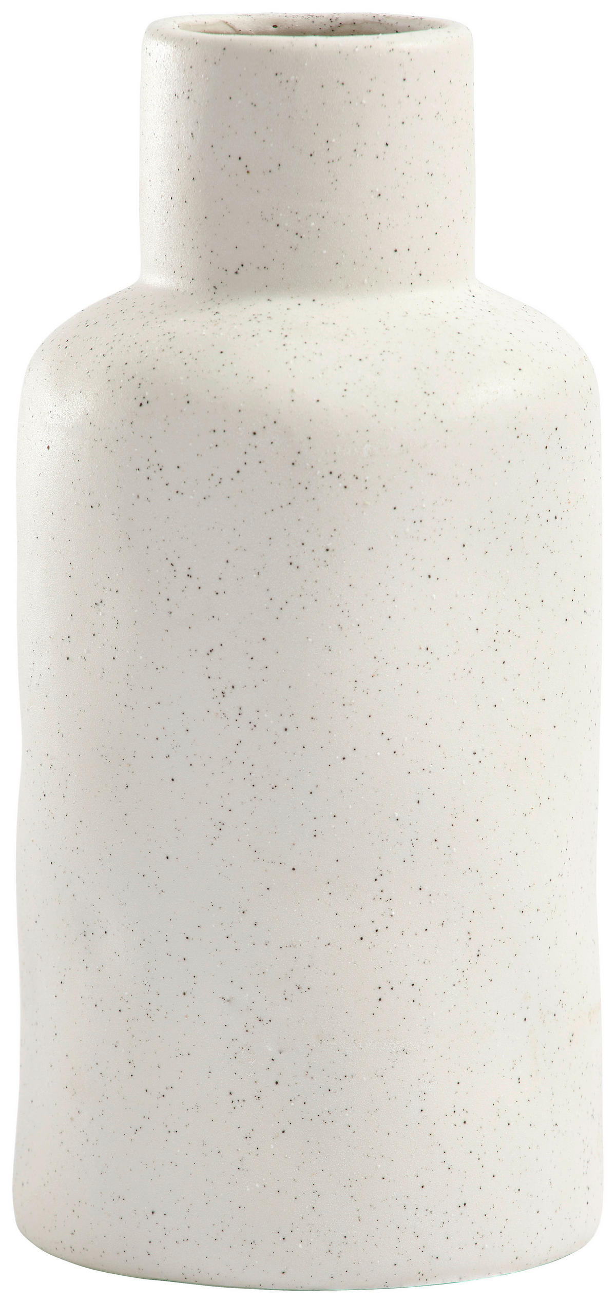 VASE 25 cm  - Weiß, Trend, Keramik (12/25cm)