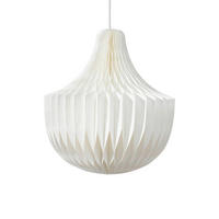 LEUCHTENSCHIRM 40/40 cm   - Weiß, Natur, Papier (40/40cm) - PR Home