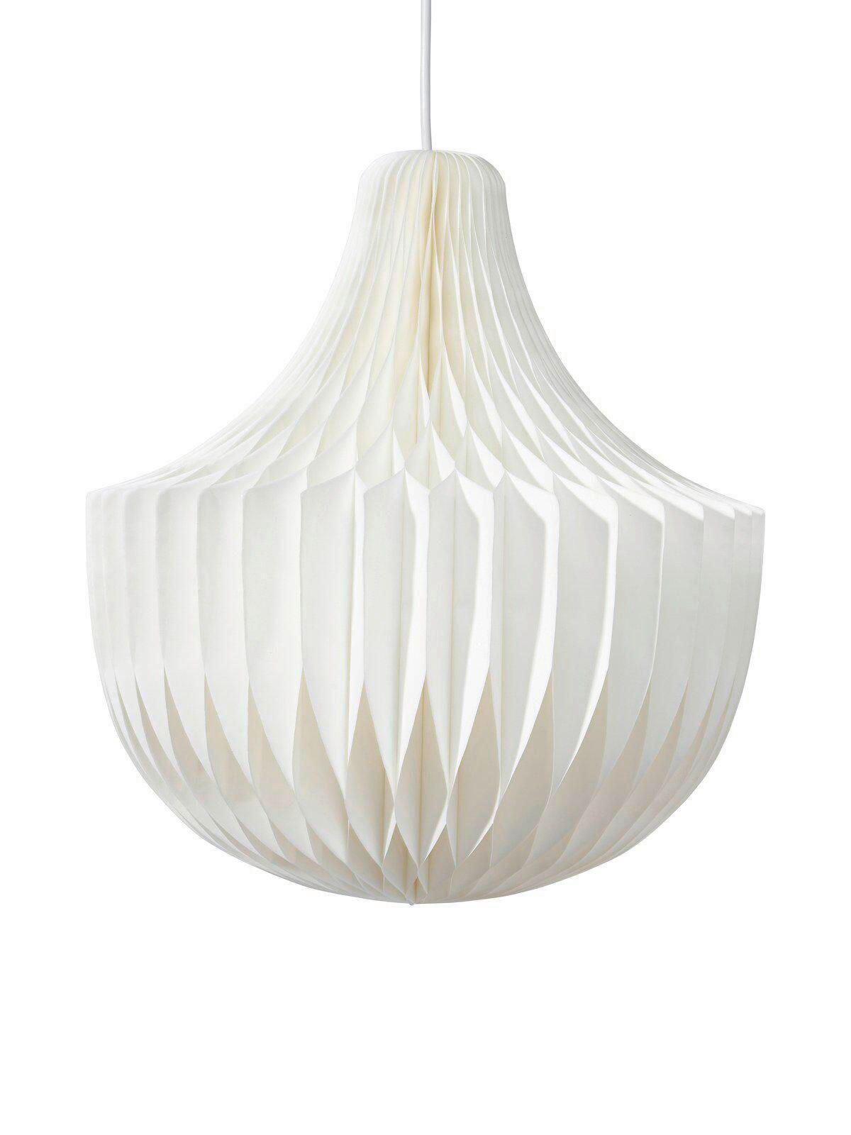 LEUCHTENSCHIRM 40/40 cm   - Weiß, Natur, Papier (40/40cm) - PR Home