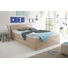BETTKASTEN 198,6/23/63,5 cm Sonoma Eiche - Sonoma Eiche, Design, Kunststoff (198,6/23/63,5cm) - Carryhome