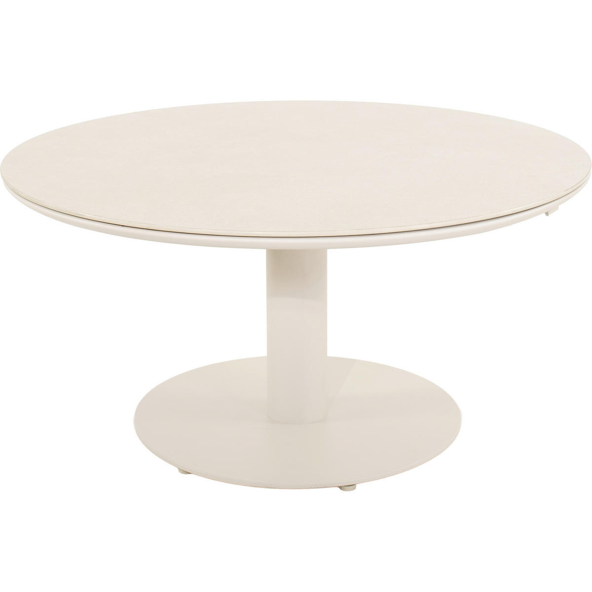 GARTENTISCH Metall, Keramik  - Beige, MODERN, Keramik/Metall (120/51-74cm) - Ambia Garden