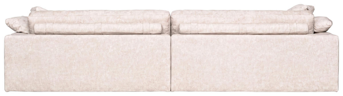 4-SITS SOFFA i beige  - beige, Klassisk, trä/textil (324/81/120cm) - Novel