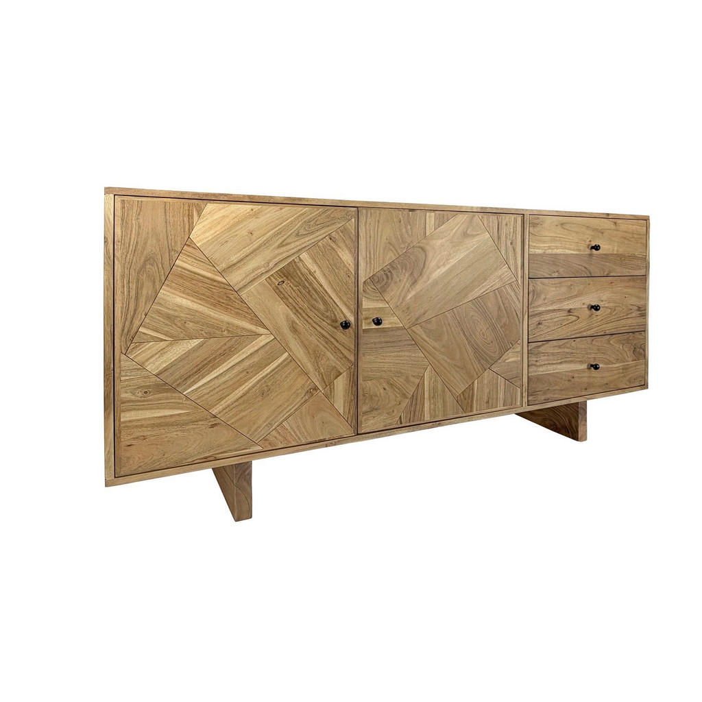 Livetastic ŠIROKÁ KOMODA, akácia, farba akácie, 150/75/45 cm