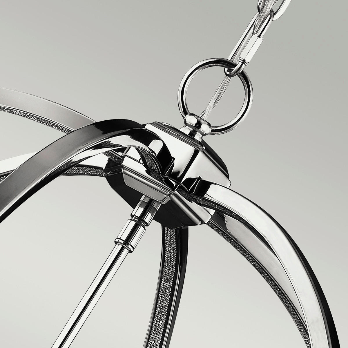 HÄNGELEUCHTE 62.2/86.4 cm    - Nickelfarben, Konventionell, Metall (62.2/86.4cm) - Elstead Lighting