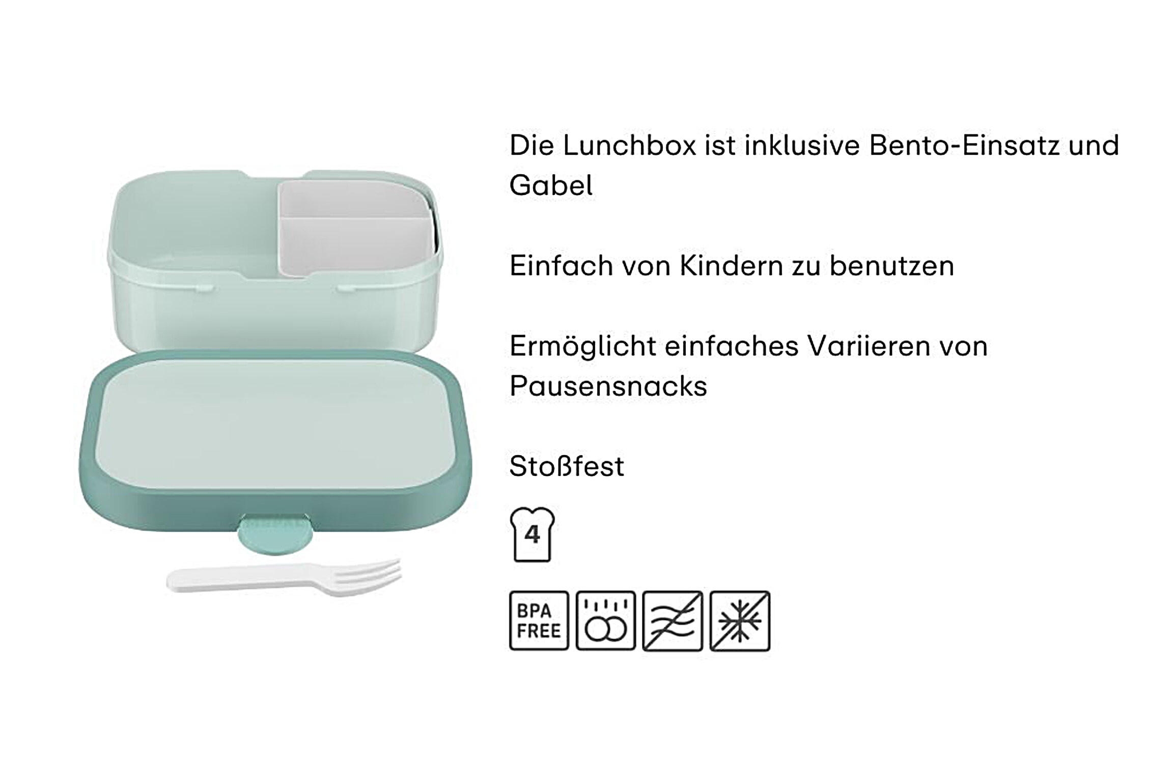 PAUSENSET lunchset campus (pu+bd) - forest friends - Braun/Weiß, KONVENTIONELL, Kunststoff (20,5/7,5/18,8cm) - Mepal