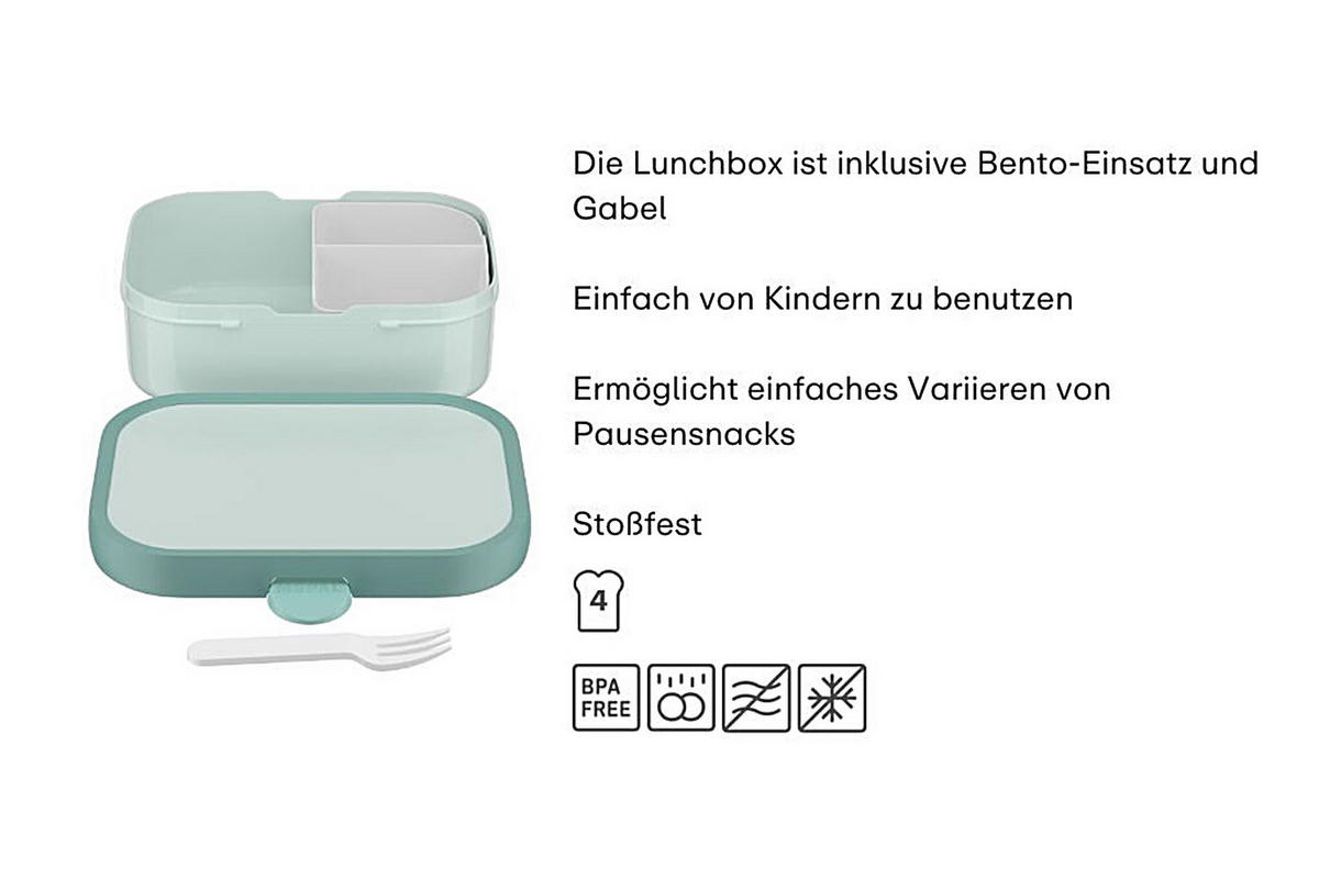 BROTZEITBOX - Multicolor, Design, Kunststoff (17,8/13,2/6,1cm) - Mepal