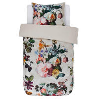 WENDEBETTWÄSCHE FLEUR DUVET COVER Satin 135/200 cm  - Creme, Trend, Textil (135/200cm) - Essenza