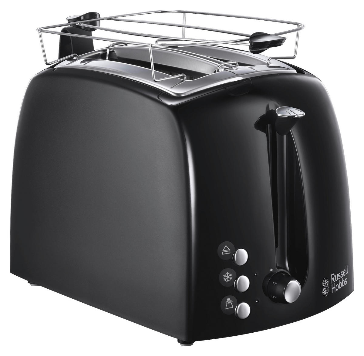 TOASTER  - Schwarz, Basics, Kunststoff/Metall (18,2/22,1/29,5cm) - Russell Hobbs