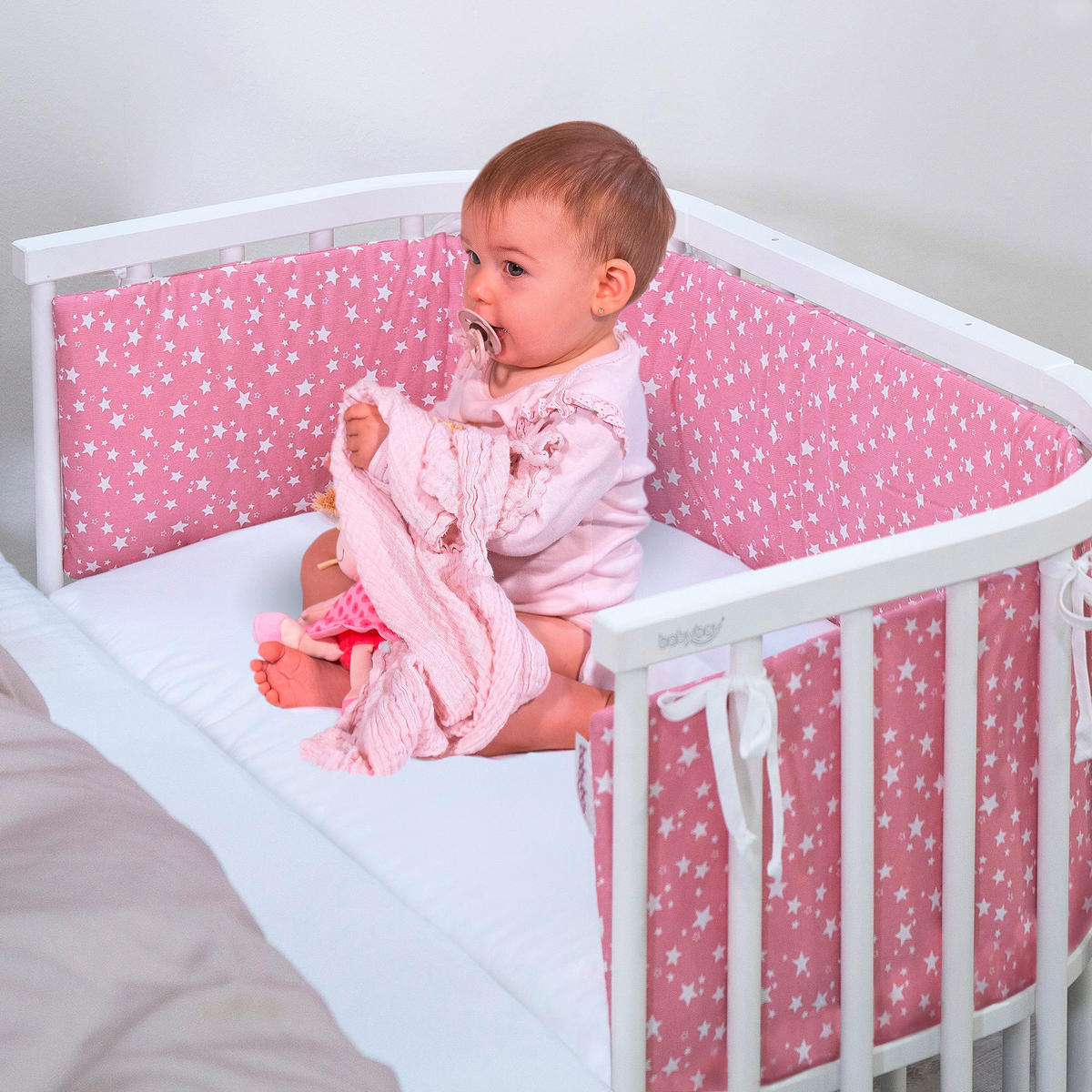 NESTCHEN BABYBAY   24/168 cm  - Mintgrün, Basics, Textil (24/168cm) - Babybay