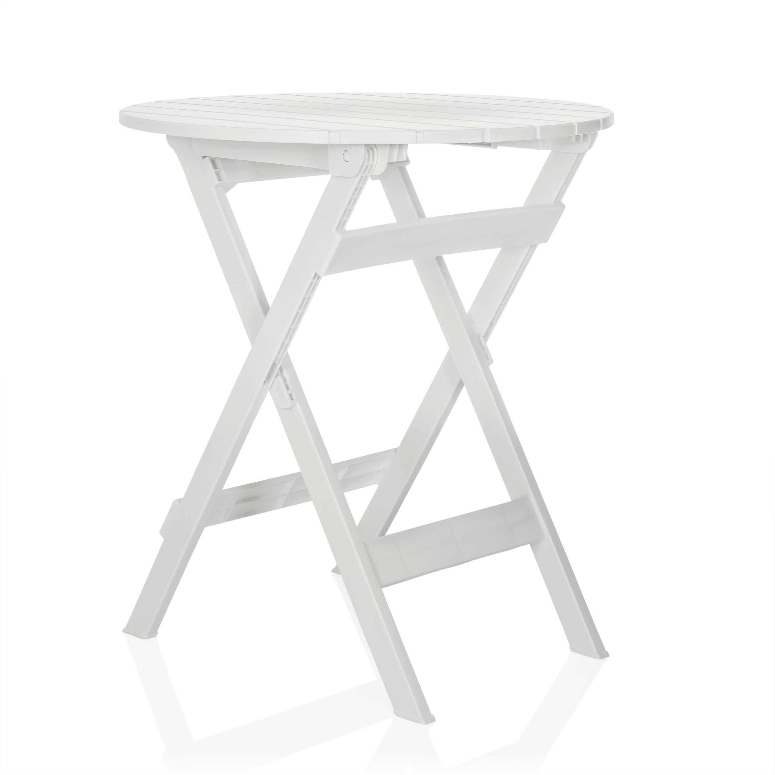 KLAPPTISCH in Kunststoff  - Weiß, MODERN, Kunststoff (62/70/62cm) - MID.YOU
