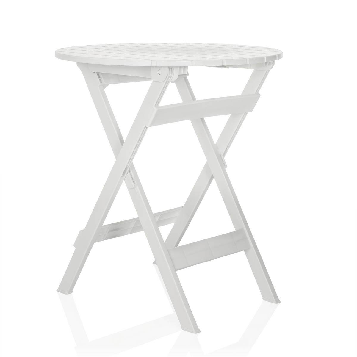 KLAPPTISCH in Kunststoff  - Weiß, MODERN, Kunststoff (62/70/62cm) - MID.YOU